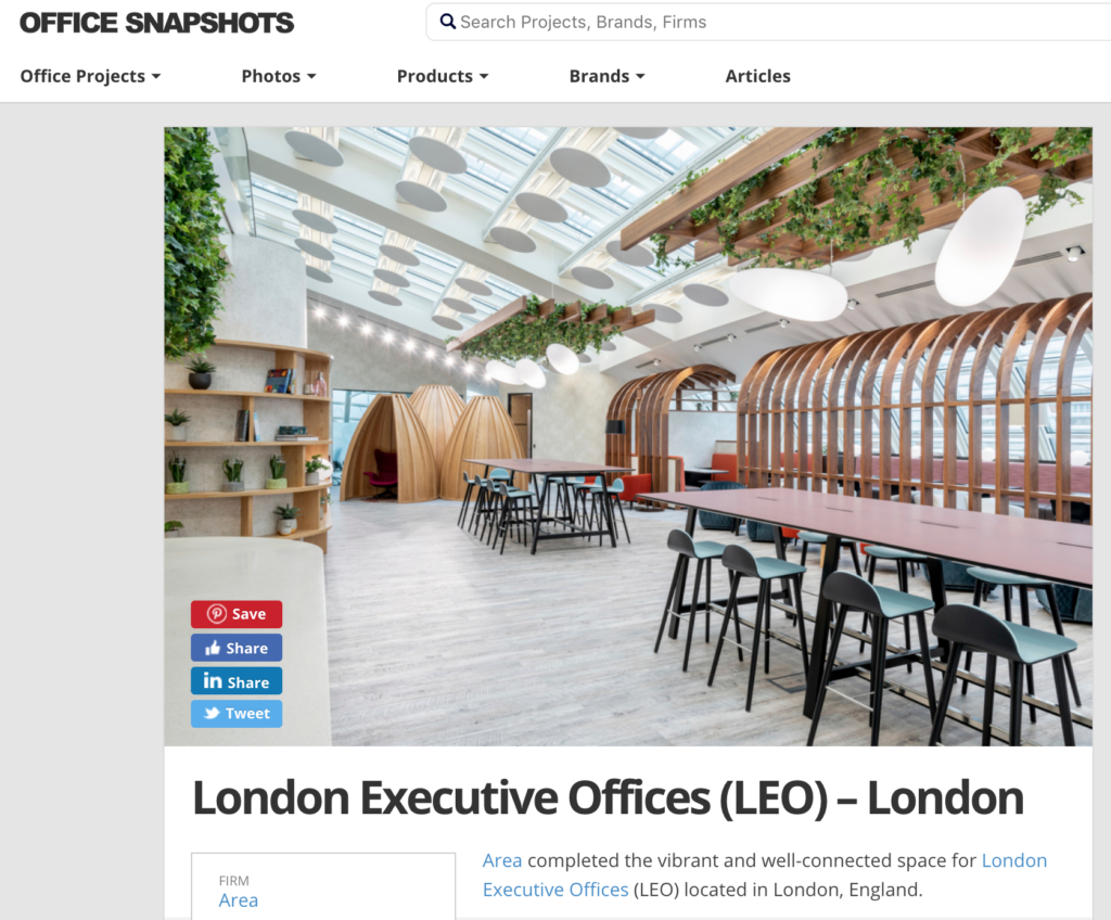 High end executive offices London. Interior photographer Marek Sikora